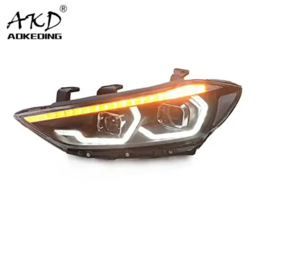 Hyundai Elantra Headlights 2016-2020 New Elantra Headlight Brand Eagle Eye DRL Hid Bi Xenon
