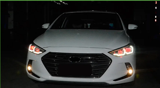 Hyundai Elantra Headlights 2016-2020 New Elantra Headlight Brand Eagle Eye DRL Hid Bi Xenon
