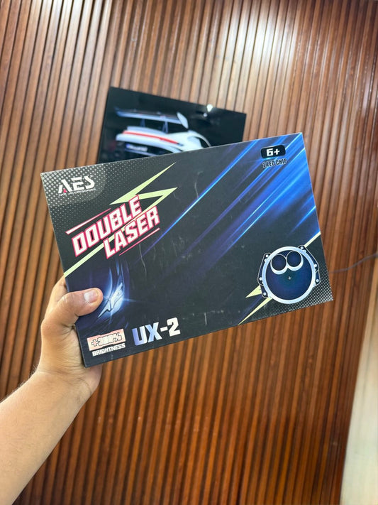 AES UX-2 Double Laser Headlight Projector Lens